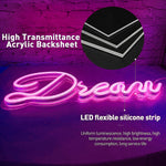 Applique murale chambre néon rose - Vignette | Votre applique murale