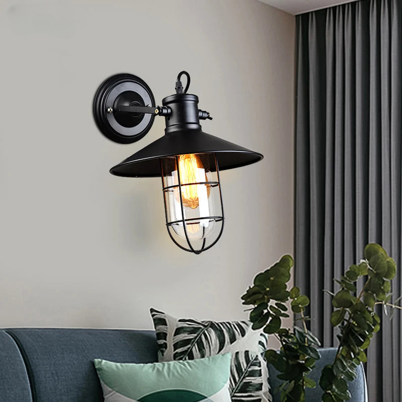 Lampe Élégante en Métal Noir