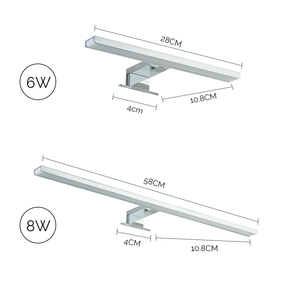 Applique Murale Salle De Bain Chrome Etanche