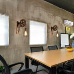 Applique Murale Industrielle Poulie - Vignette | Votre applique murale