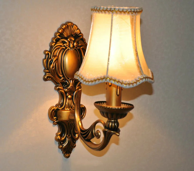Retro bedroom lamp in modern fashion