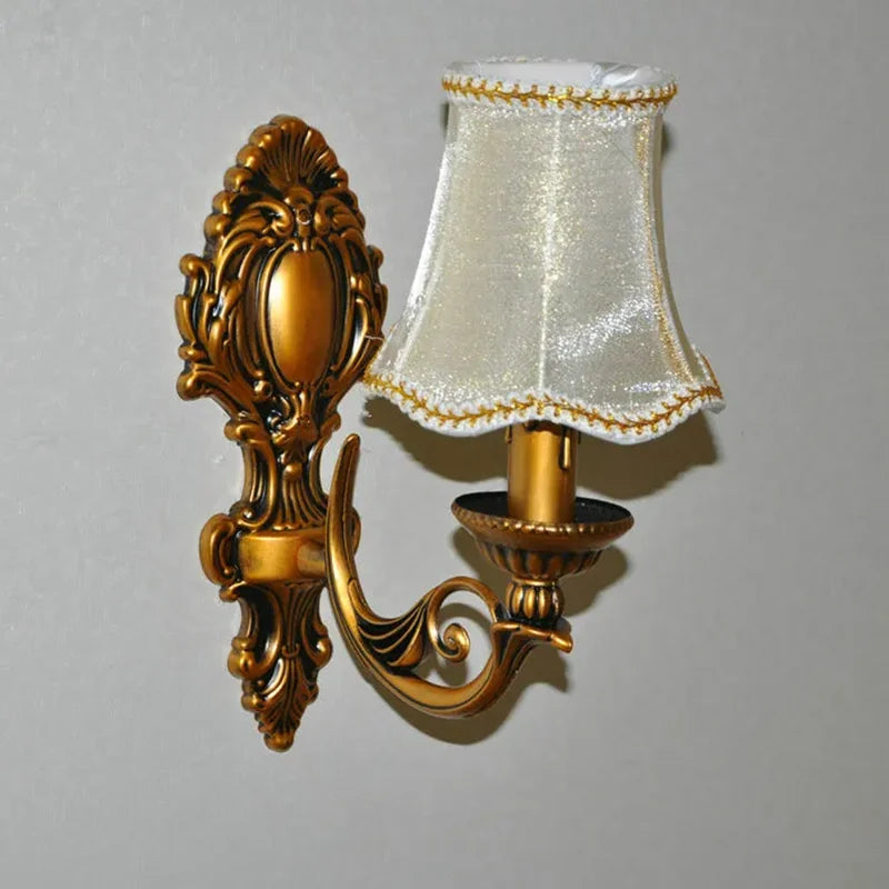 Antique bedside sconce with E27 bulb