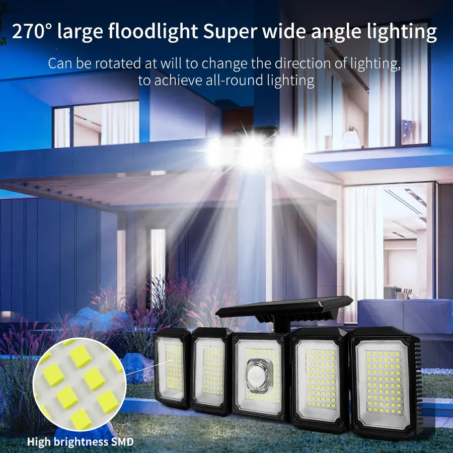 Cheminement Solaire LED, capteur de mouvement