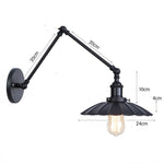 Applique Murale Noire En Metal Orientable - Vignette | Votre applique murale