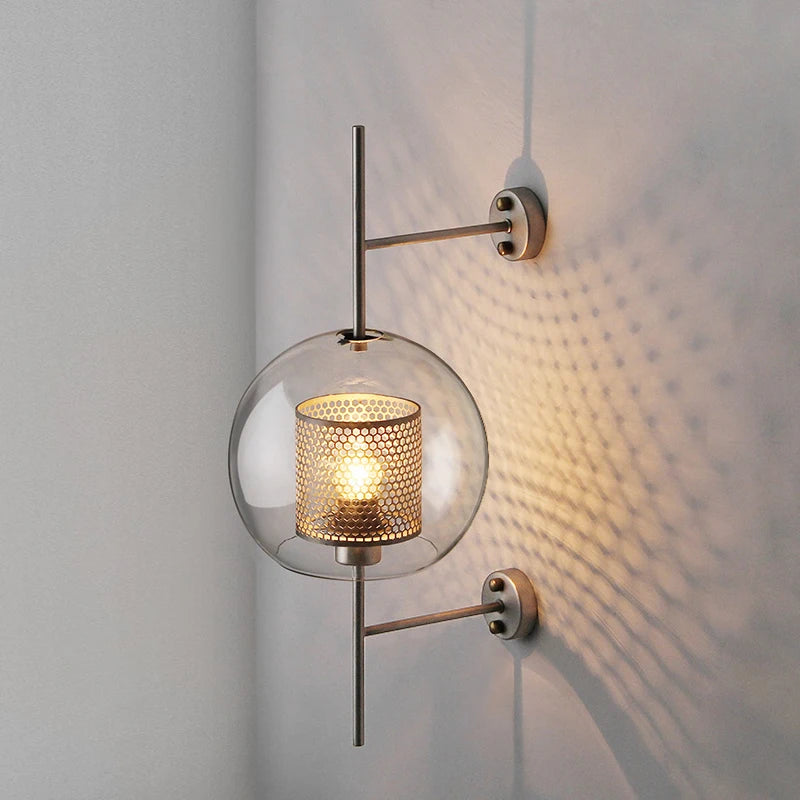 Lampe Murale en Verre Élégante