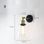 Applique Murale Verre Ambré - Vignette | Votre applique murale