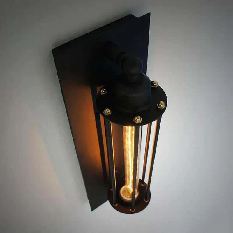 Applique Murale Metal Blanc Industriel Vintage