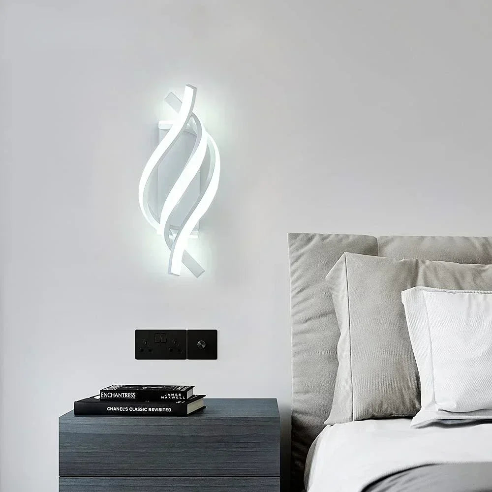 Applique Murale LED Spiralée