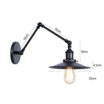 Applique Murale Noire En Metal Orientable - Vignette | Votre applique murale