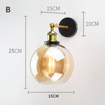 Applique Murale Verre Ambré - Vignette | Votre applique murale