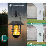 Applique Mural Exterieur Solaire Style Flambeau - Vignette | Votre applique murale