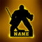 Lampe murale LED hockey personnalisée pour chambre