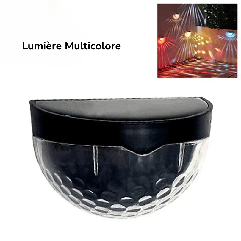 Applique Murale Exterieure Led Sans Détecteur Noire Multicolore