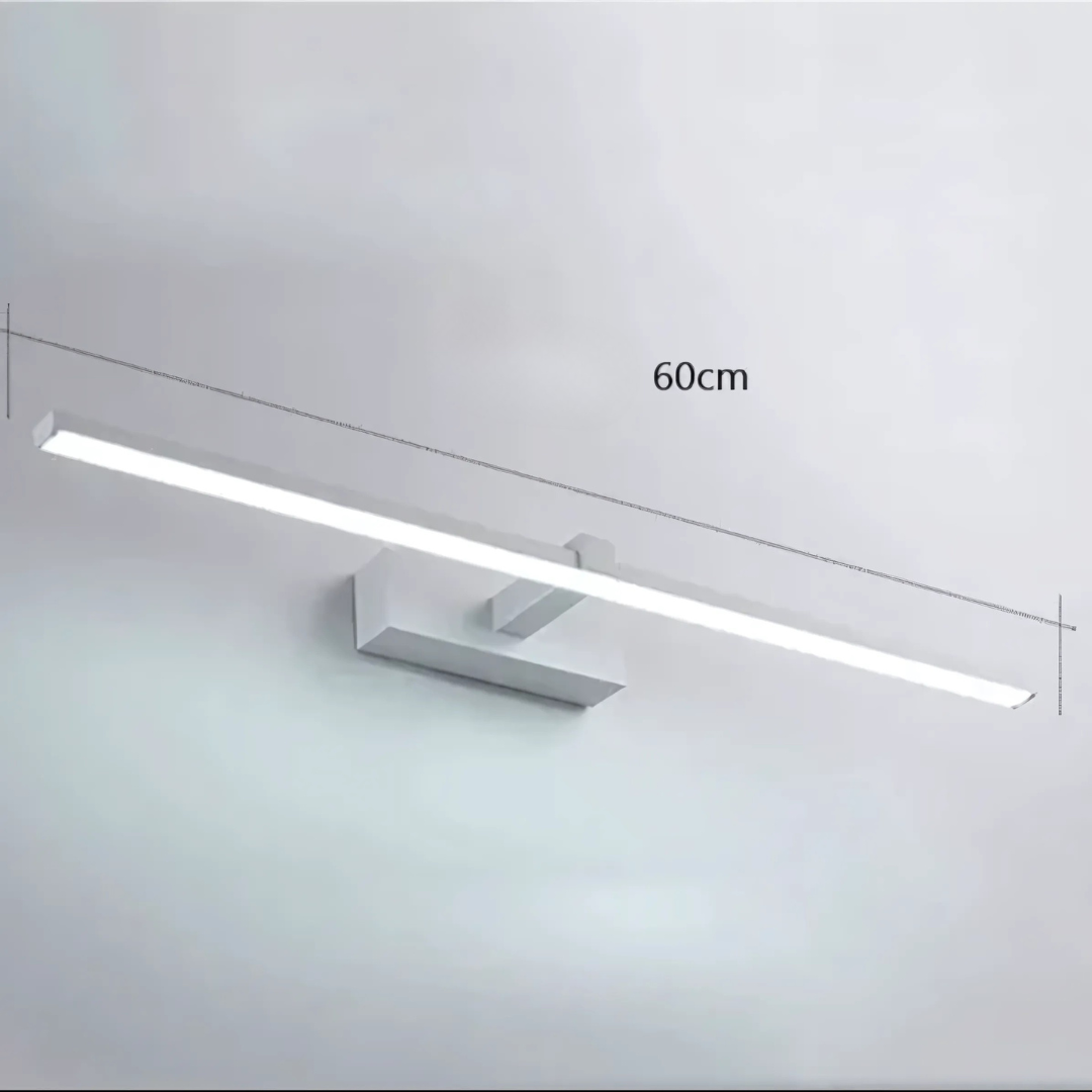 Applique Murale Salle De Bain Contemporaine Extra Plate Blanc 60 cm