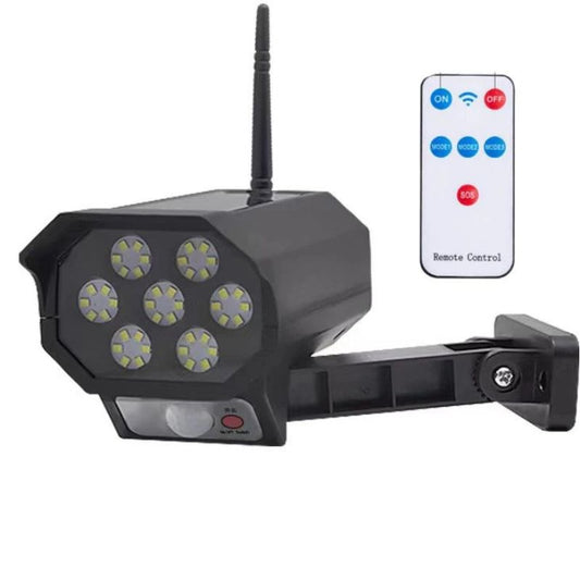 Applique Murale Solaire LED Caméra Factice et Détecteur