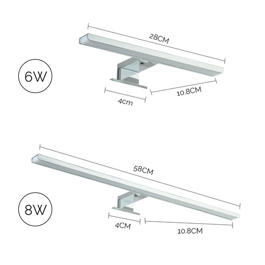 Applique Murale Salle De Bain Chrome Etanche