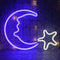 Applique murale chambre néon lune croissante