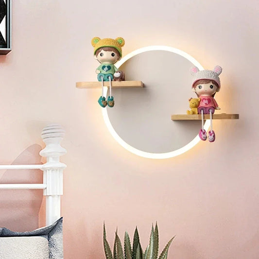 Lampe murale LED enfant nordique